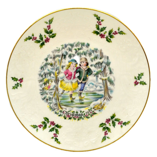 Royal Doulton China Christmas Plate 1977