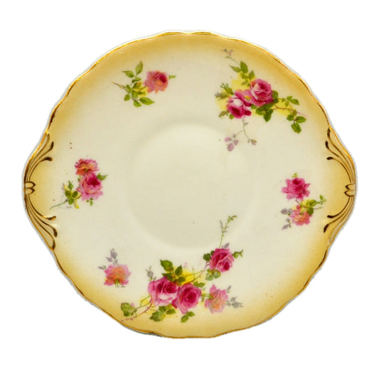 Antique Royal Doulton China Blush Ivory Rose E2636 cake Plate