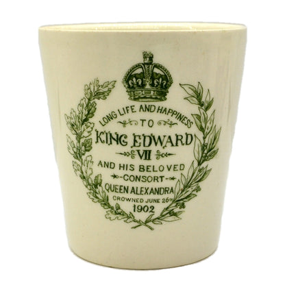 Royal Doulton China Coronation Beaker 1902