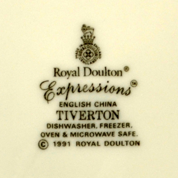 Royal Doulton  Expressions Tiverton China Mark