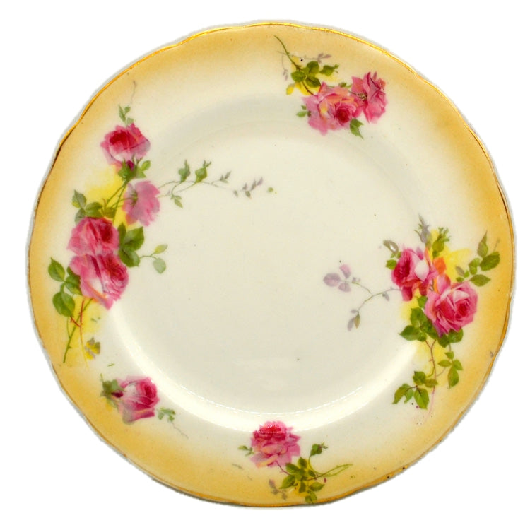 Antique Royal Doulton China Blush Ivory Rose 2636 Side Plate