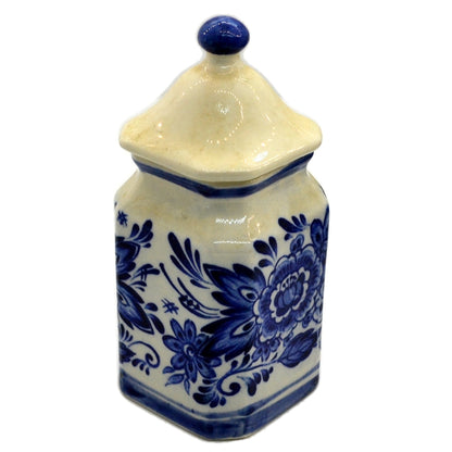 Set of 5 Royal Japan Delfts Blauw Handwerk China Spice Jars