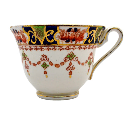 Royal Stafford China Mona Blue Imari cup