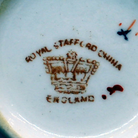 Royal Stafford China crown factory marks c1890