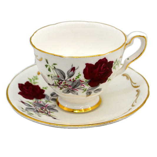 Royal Stafford China Roses to Remember  2072 Teacup and Saucer