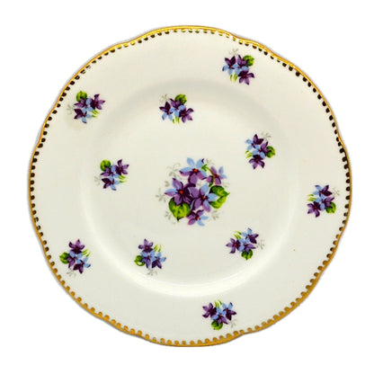 Royal Stafford Sweet Violets China Side Plate Hand Painted Floral China