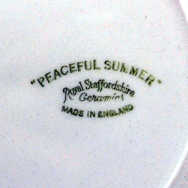 peaceful summer dinner plate