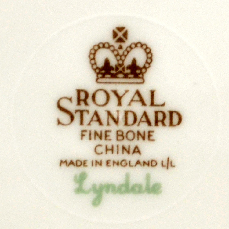 Royal Standard Floral China Lyndale china mark