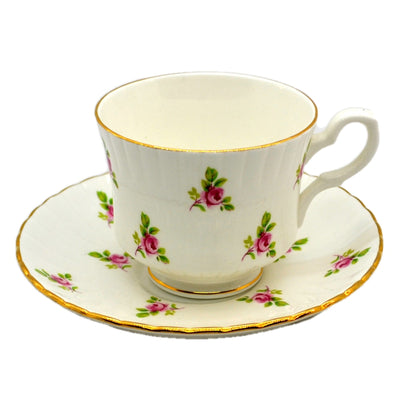 Royal Stafford Rosebud 1970's Floral China Tea Cups