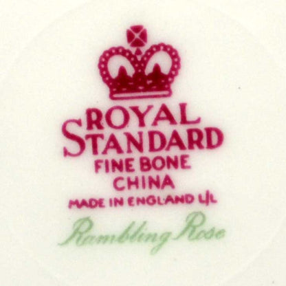 Royal Standard Rambling Rose Side Plates Floral China