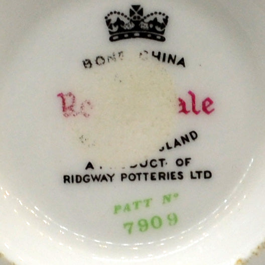 Royal Vale China Lilac Polka Dot Teacup