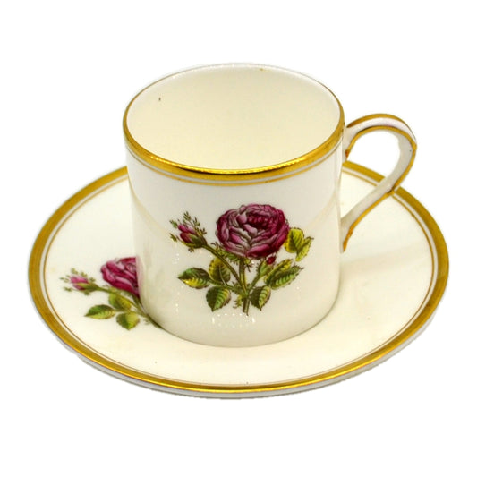 Royal Worcester China Rose Cup and Saucer 1959