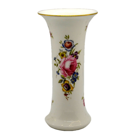 Royal Worcester China Floral Posies Stem Vase