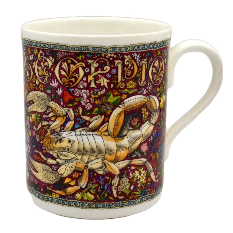 Royal Worcester China Zodiacs Scorpio Mug