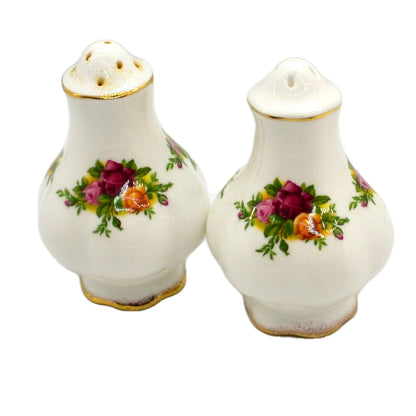 Royal Albert Old Country Roses Perfume Salt and Pepper Cruet Set