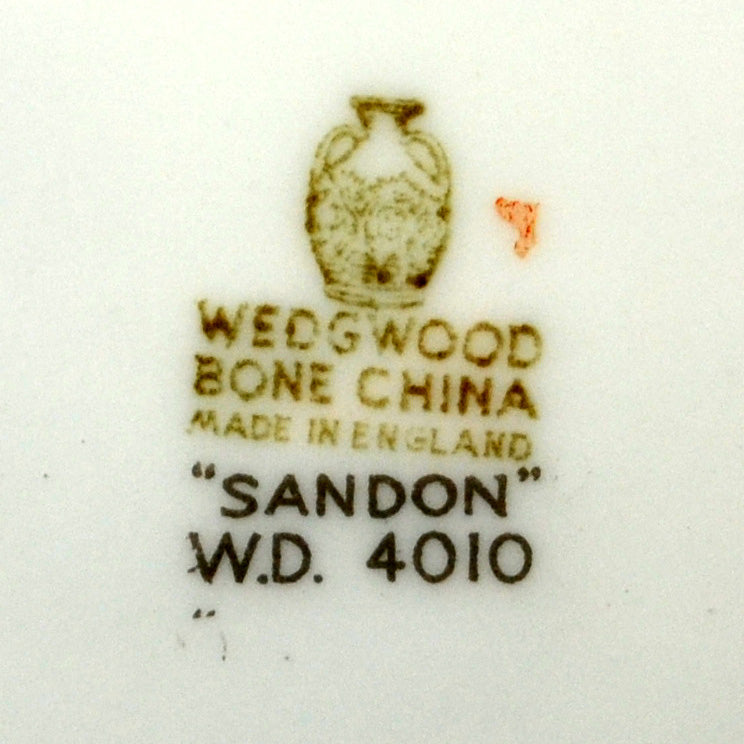 Wedgwood Bone China Sandon WD 4010 Side Plate