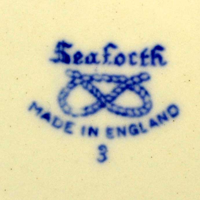 Wood & Sons Seaforth Blue and White china side plates