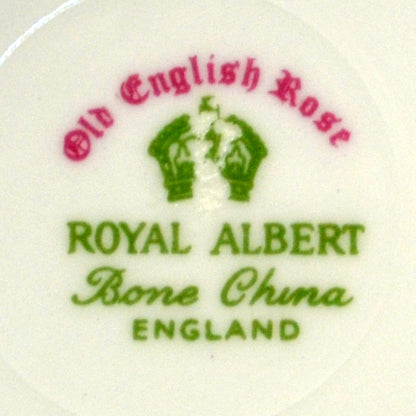 Royal Albert Old English Rose China DemiTasse Teacup and Saucer