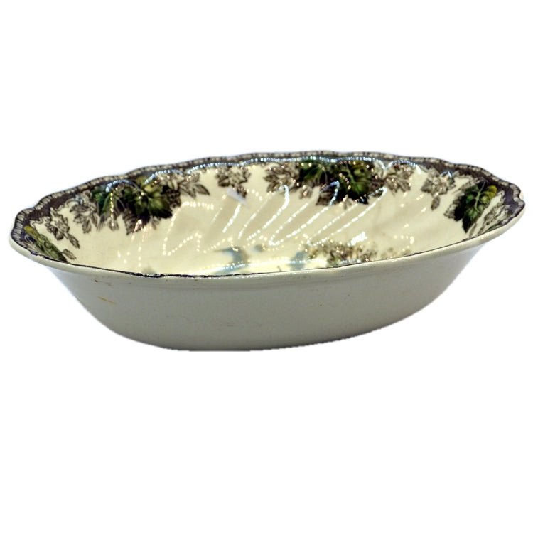 2.5inch deep oval swerving bowl the friendly village the village green