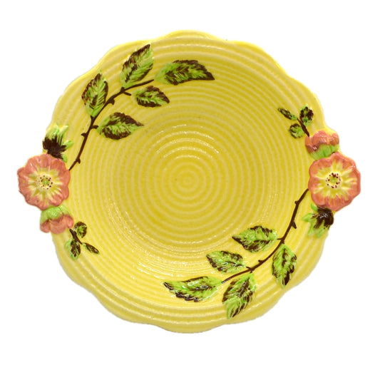 Shorter and Sons Yellow Bramble Rose Bowl