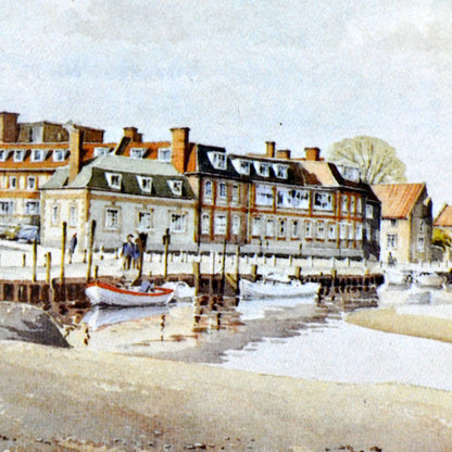 George Sear framed print of Blakeney Quay