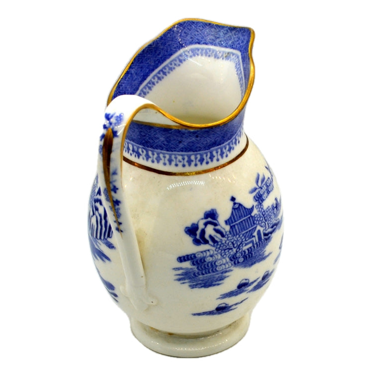 Spode Blue and White China Willow Porcelain Jug