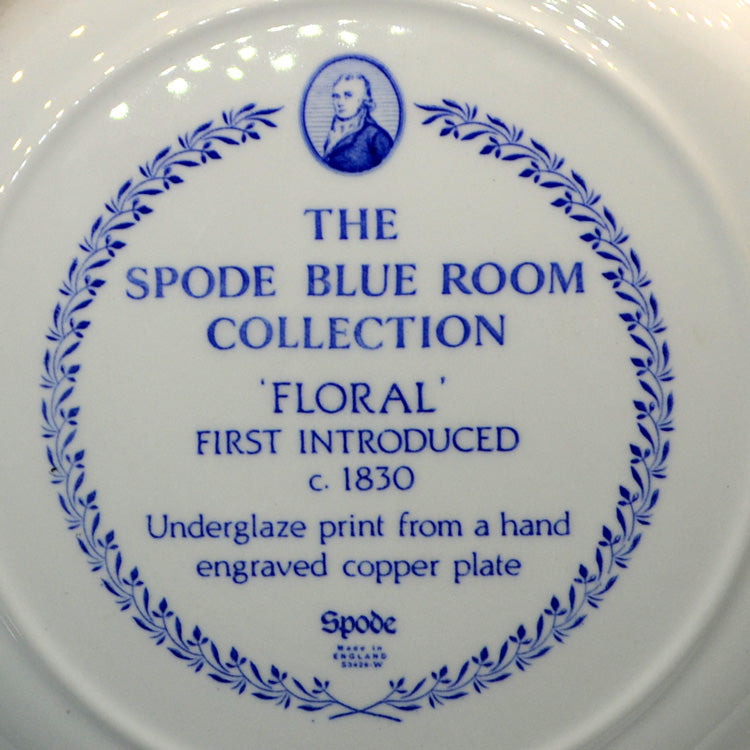 Spode The Blue Room china Blue and white Floral Dinner Plate