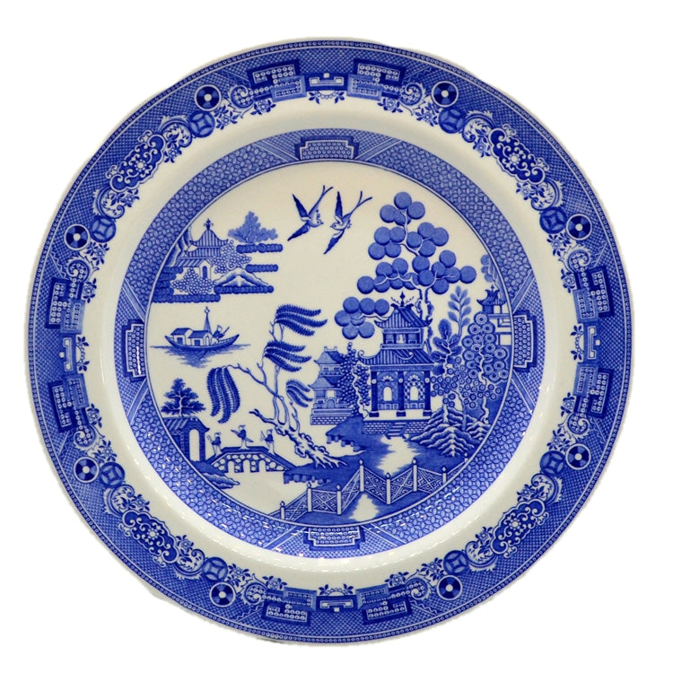 Spode Blue Room Blue and White China Willow Dinner Plate