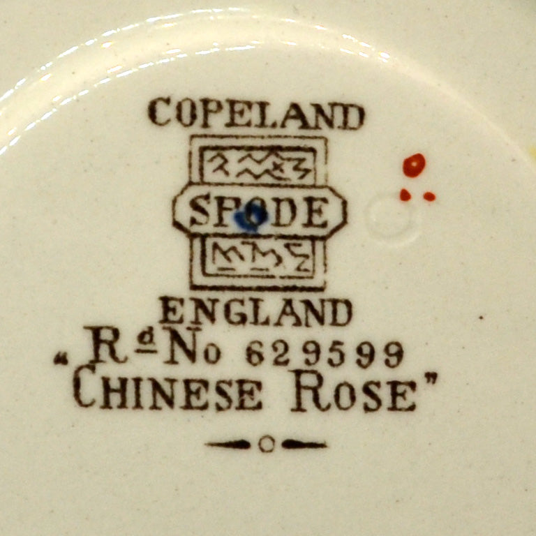 Spode Chinese Rose Green 5-3/8th-inch Rim Saucer
