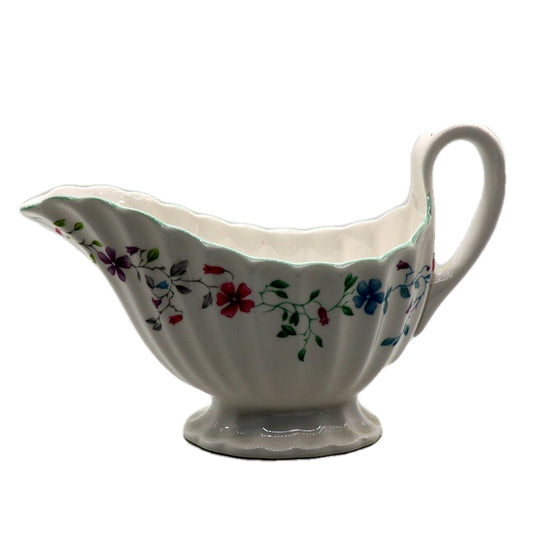 Spode Floral China Gravy Boat