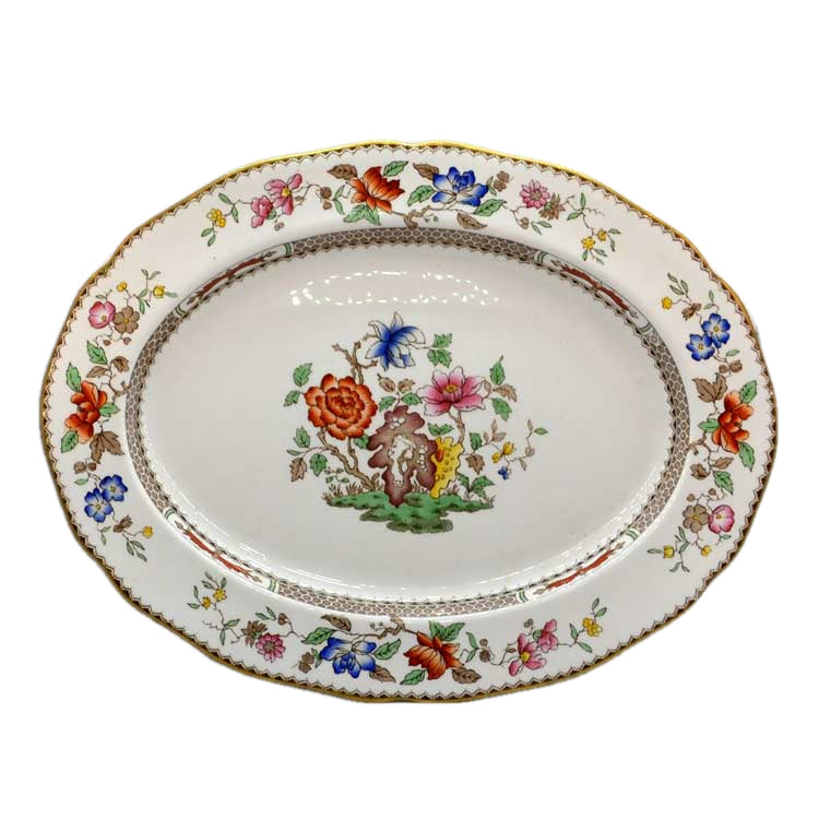 spode chinese rose 1954 large serving platter