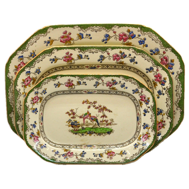 Copeland Spode Eden Pattern 3 Platter Set – Vintage Farmhouse Antiques