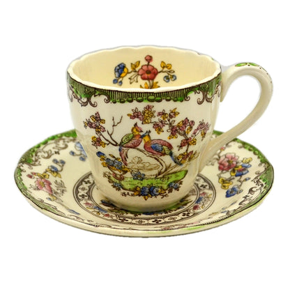 Copeland Spode Eden Pattern Demitasse Cup and Saucer