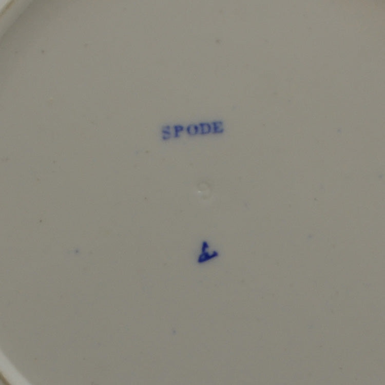 Antique Spode Blue and White China Temples or Broseley Plate