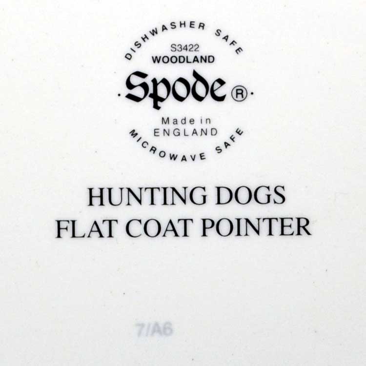 spode hunting dogs china marks