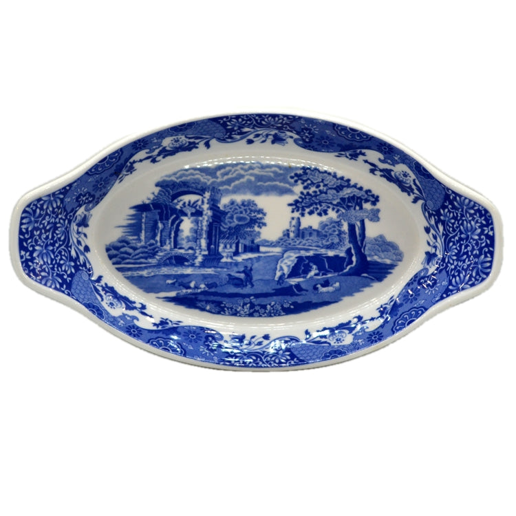 Spode Italian Blue and White China 14-inch Oven Dish