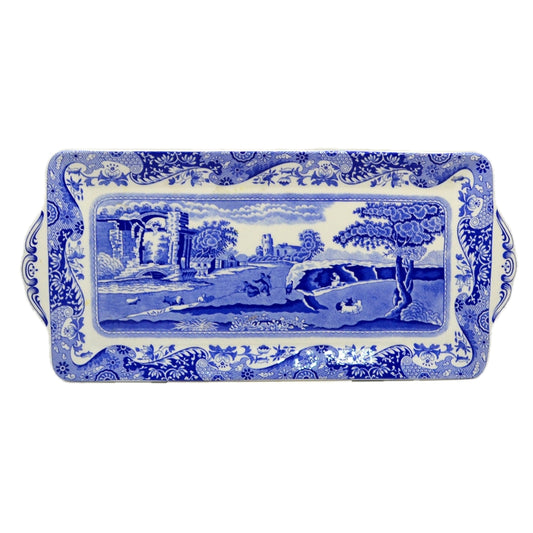 Spode China Blue and White Italian Tray Plate