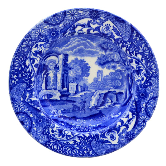 Antique Spode Blue Italian Blue and White China Dessert Bowl