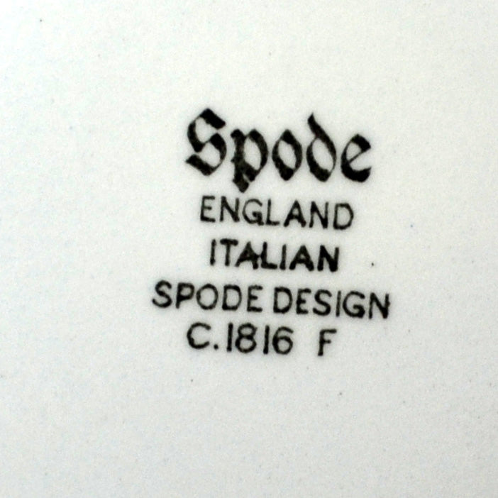Spode Italian Blue and White China Marks