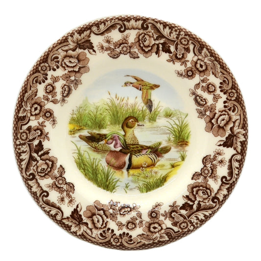 Spode China Woodland Brown and White Wood Duck Side Plate