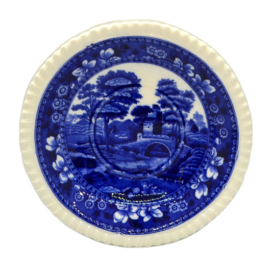 Copeland Spodes Tower Blue and White China 6-inch Saucer 1936