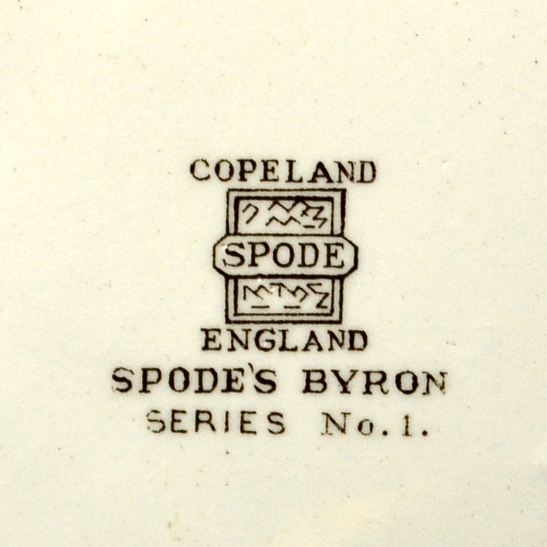 Spode Byron China Spode's Series no 1 Mark