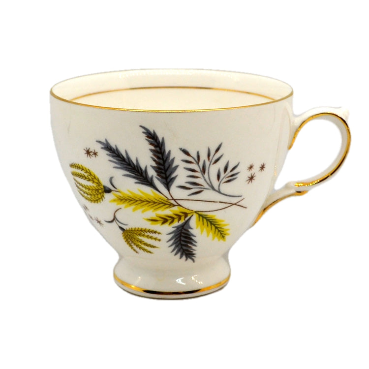 colclough stardust china c shape tea cups