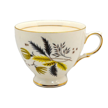 colclough stardust china c shape tea cups