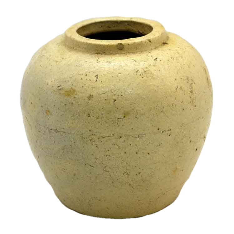 Rustic Studio Pottery Salt-Glaze Urn Vase