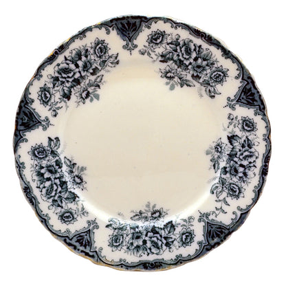 T Rathbone & Co Pottery Clyde Plate Antique Blue and White China