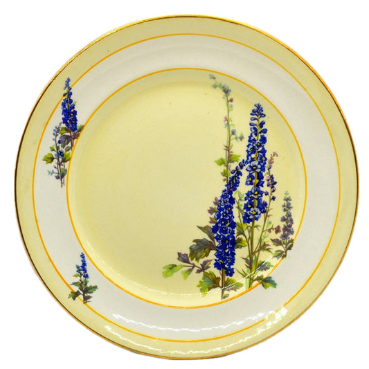 Tams Ware Floral Delphimium China 1465 Dessert Plate