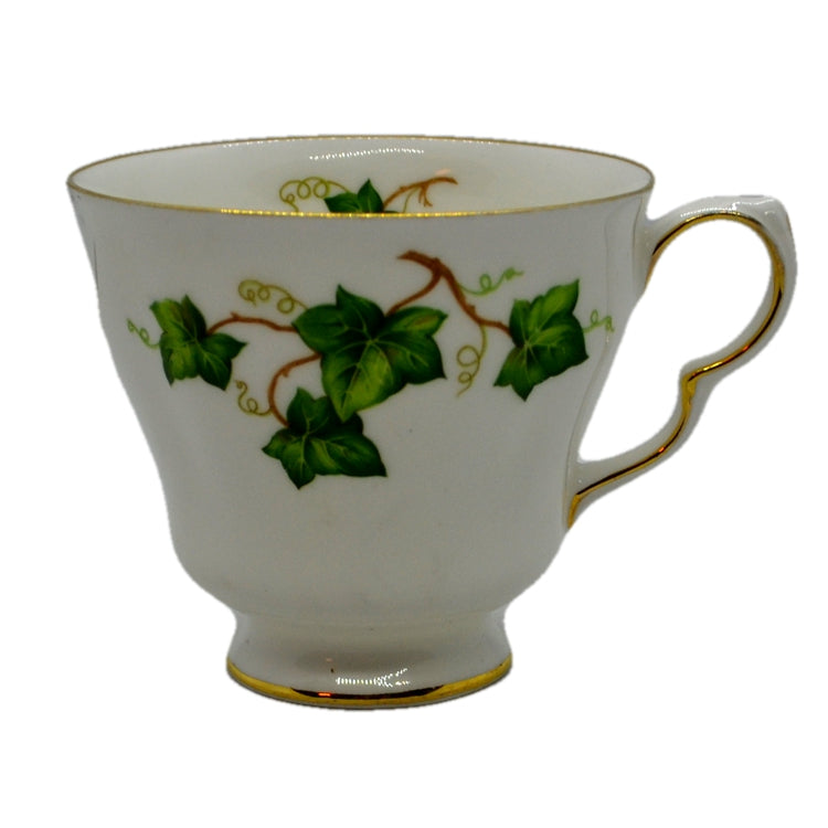 Colclough Ivy Leaf D shape china Teacup 