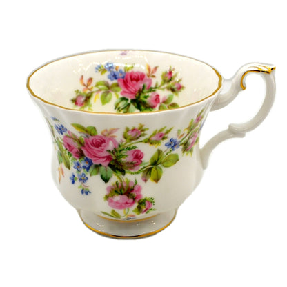 Royal Albert China Moss Rose Tea Cup