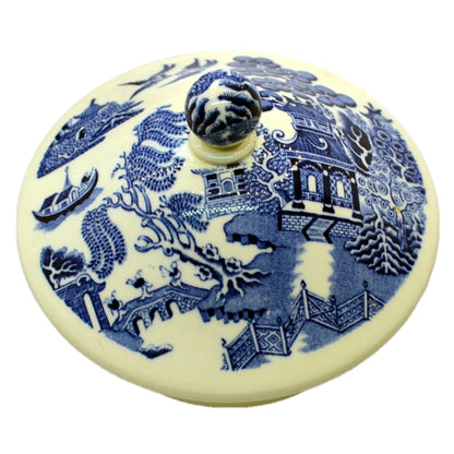 Wedgwood Blue and White Willow china teapot lid